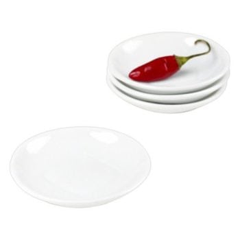 Kitchen Craft Asea Teljes porcelán kistányér 8 cm 4 db.-os szett