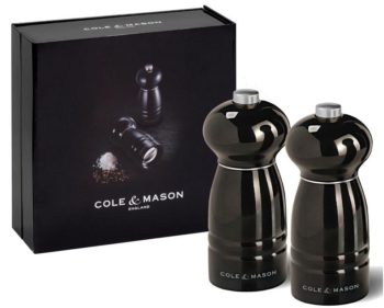 Cole & Mason Windsor (fényes fekete) őrlő szett 120 mm