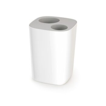 Fürdőszobai szemetes (2 részre osztott, 8 liter) szürke - Image 3