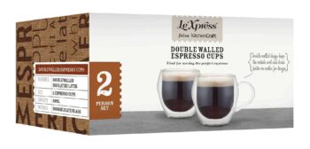 Duplafalú espresso kávéspohár (2 db) 80 ml - Image 2