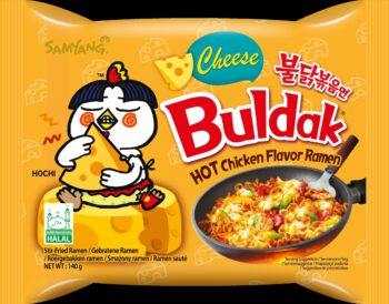 BULDAK Sajtos hot chicken ramen instant tészta 140g